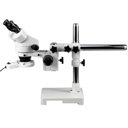 Amscope 3.5X-90X Stereo Zoom Boom Microscope, Ring Light SM-3BZ-FRL